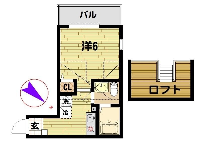 （仮称）池田１丁目新築アパートの物件間取画像