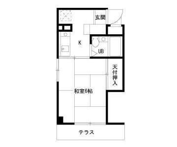 シャルムＦ１の物件間取画像