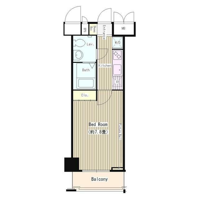 ハイトサーブル川崎の物件間取画像