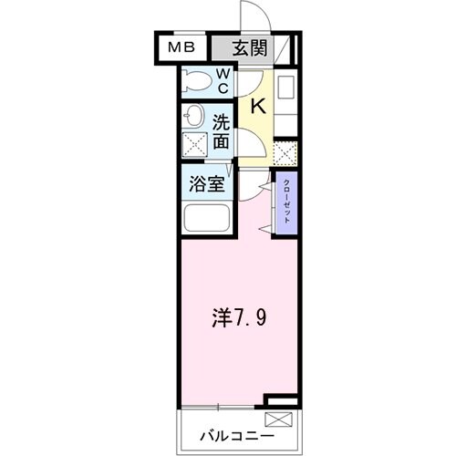 カーサ　プラシードの物件間取画像