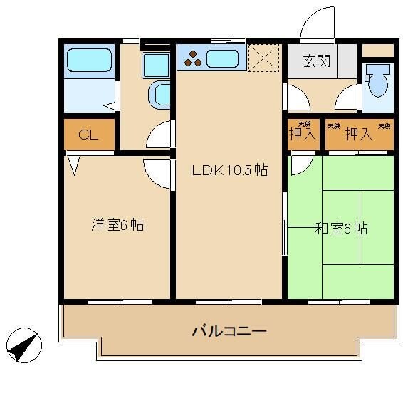 サンフレア柿の木台の物件間取画像