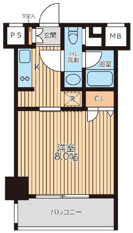 レジディア新横浜の物件間取画像