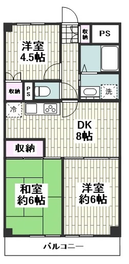 新堀マンション赤坂の物件間取画像