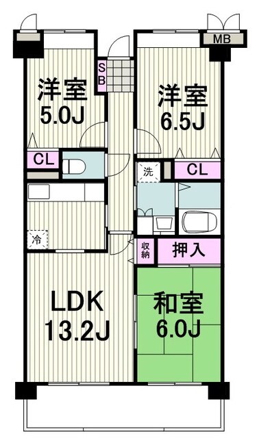 ライネスハイムIの物件間取画像