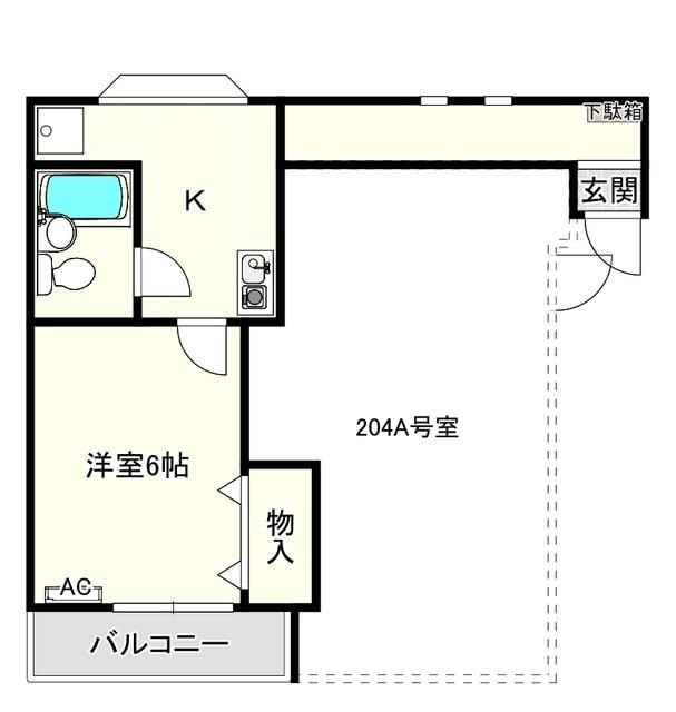 市ヶ尾森ビル十番館の物件間取画像