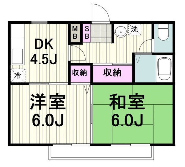 グリーンシャトレの物件間取画像