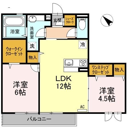 プリマベーラIIの物件間取画像