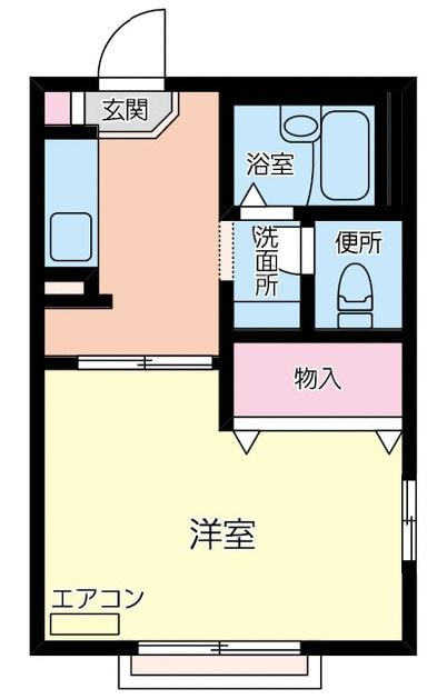 イーストジュネスの物件間取画像