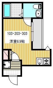 リラクレール長津田Ｂの物件間取画像