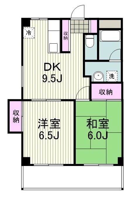 セントラルアベニューの物件間取画像