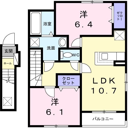 ルミエールの物件間取画像