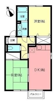 エクセル大倉山IIの物件間取画像