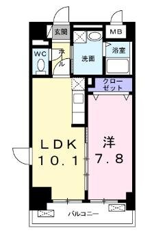 アウリ藤が丘の物件間取画像