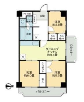 トーカド宮崎台の物件間取画像