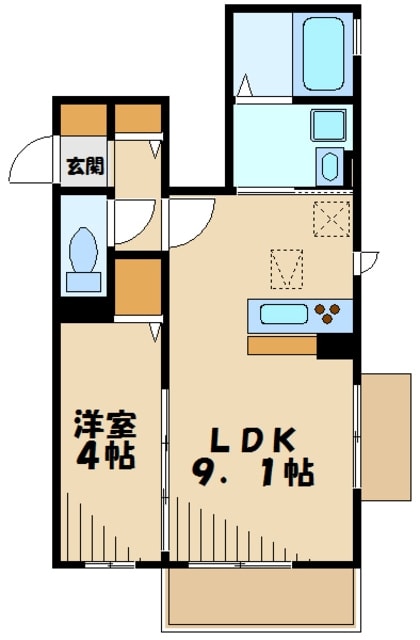 サンシャイン青葉の物件間取画像