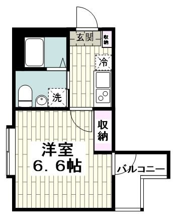 ビリーヴヒル弐番舘の物件間取画像