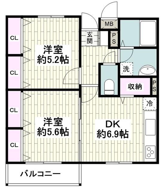 鎌倉ガーデン弐番館の物件間取画像