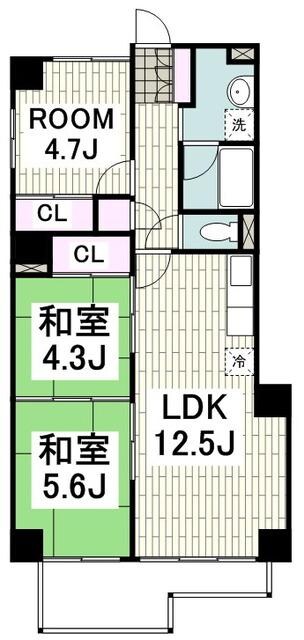 磯子センチュリーマンションの物件間取画像