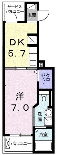 カシータテラス湘南の物件間取画像