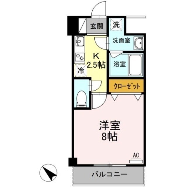 フローラ東戸塚の物件間取画像