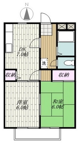 ソシア東館の物件間取画像