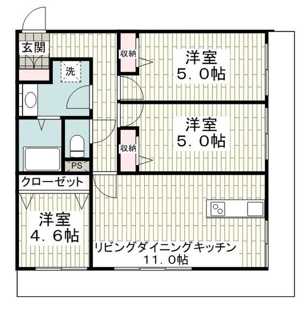 ベルコートの物件間取画像