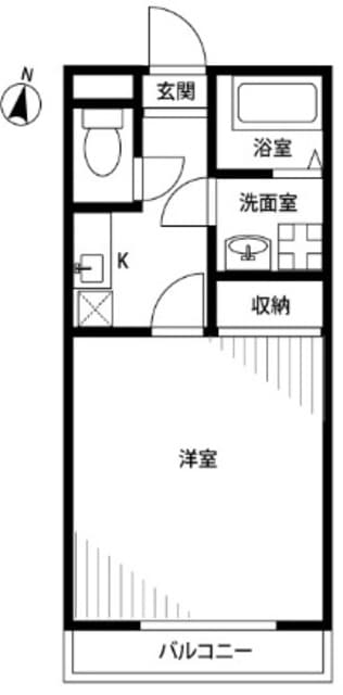 アムール上倉田の物件間取画像