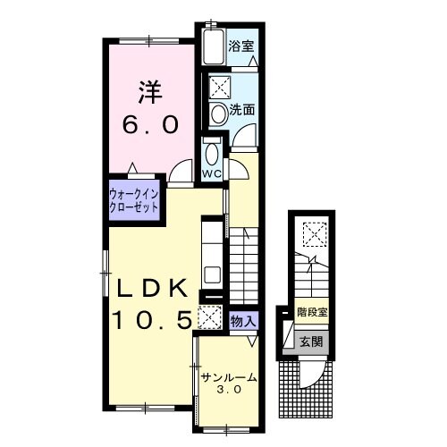 ブルーシャトーの物件間取画像