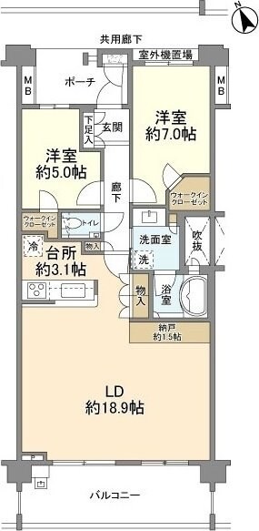 ブライシス青葉台の物件間取画像