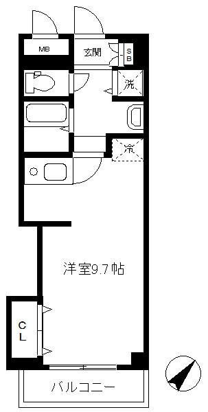 横山ビル市ヶ尾の物件間取画像