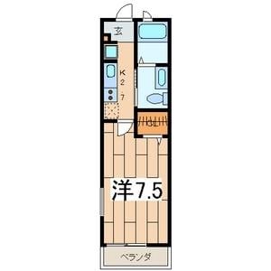 ミレーヌ仲町台の物件間取画像