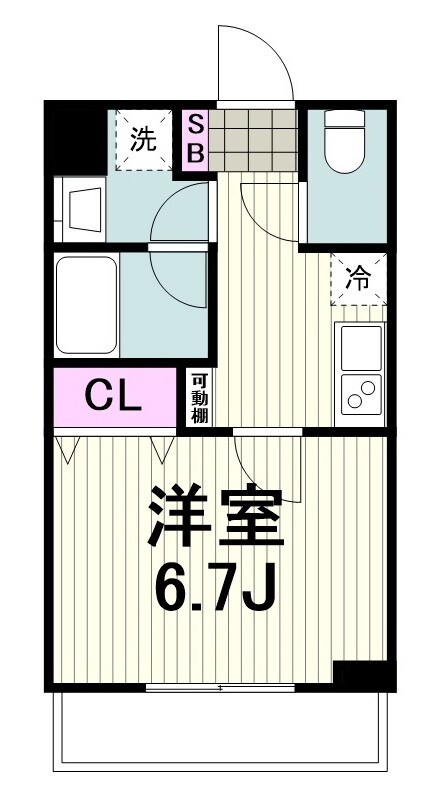 LOC'S　SAGINUMAの物件間取画像