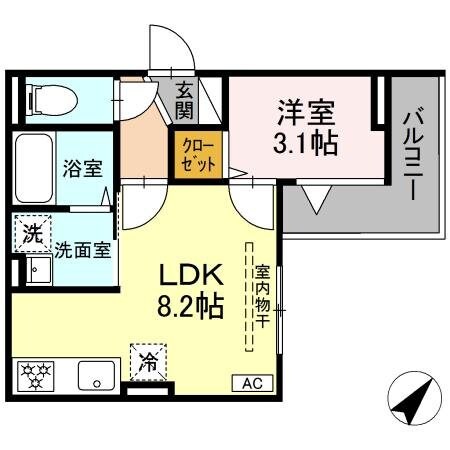 D Paina 日吉本町Iの物件間取画像