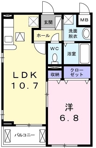 フォレスト・ヴィラIの物件間取画像