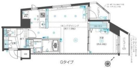 フェニックス新横濱クアトロの物件間取画像