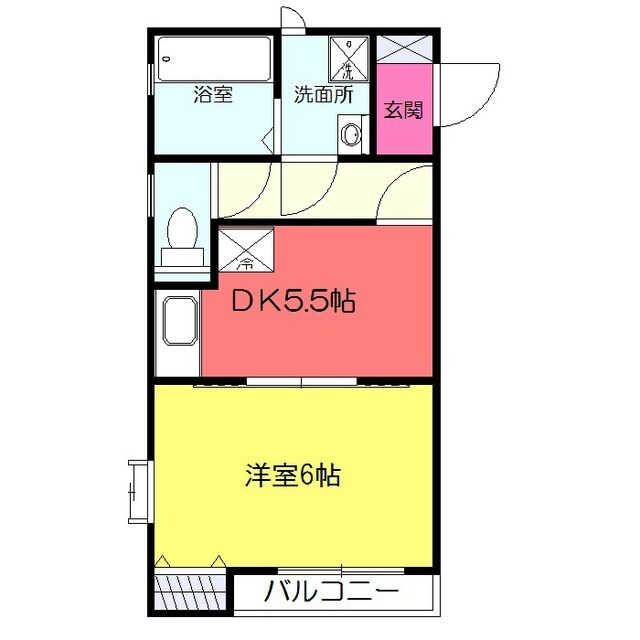 ファーストヒル竹山の物件間取画像