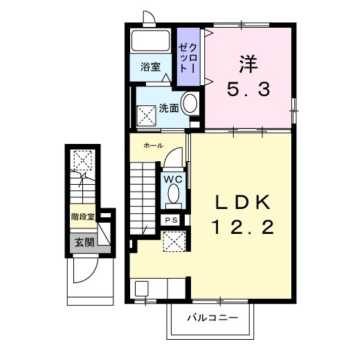 東本郷５丁目アパートの物件間取画像