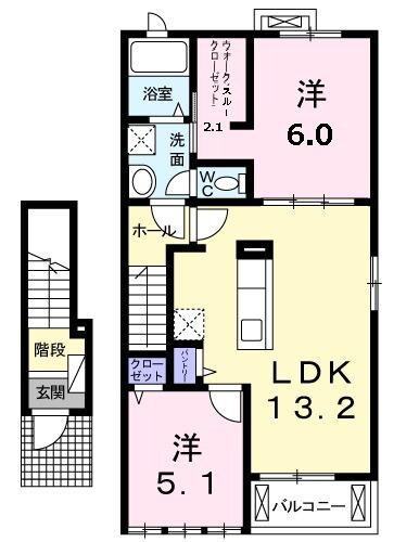 イースト　フォアーの物件間取画像