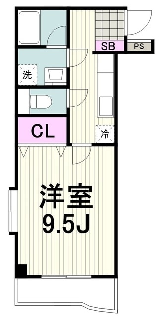 パレノール城山の物件間取画像