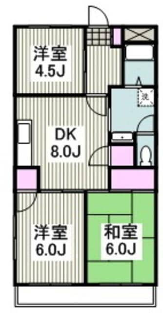 パストラルハイムの物件間取画像