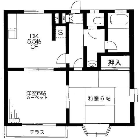 モンサンシェルの物件間取画像