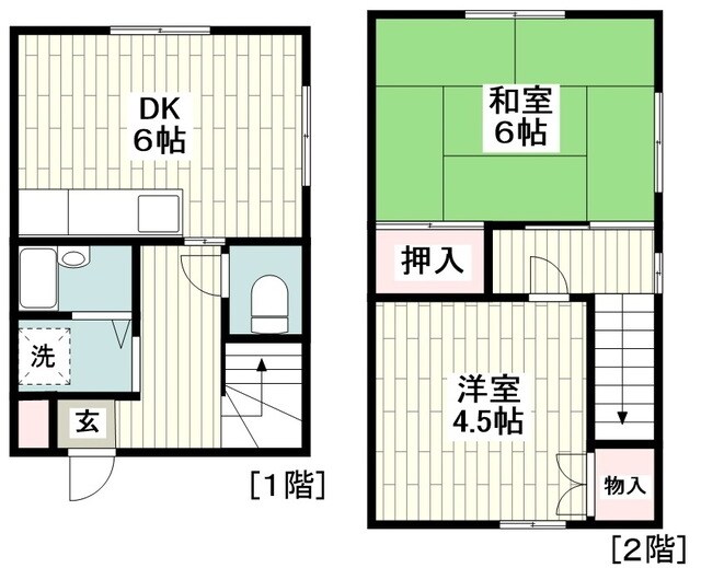 ハイツブルースカイの物件間取画像