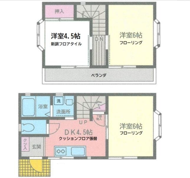 吉田貸戸建の物件間取画像