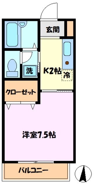 ローダンセ日吉の物件間取画像