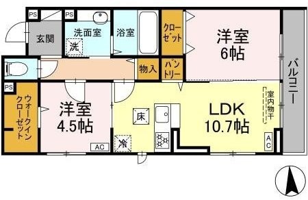 Hestiaの物件間取画像