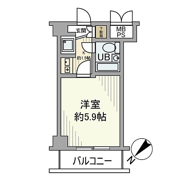 クリオたまプラーザ壱番館の物件間取画像