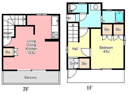 新羽戸建の物件間取画像