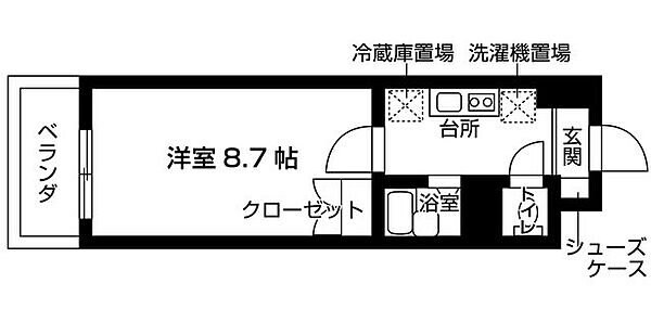 パルコーポ・アイIIの物件間取画像