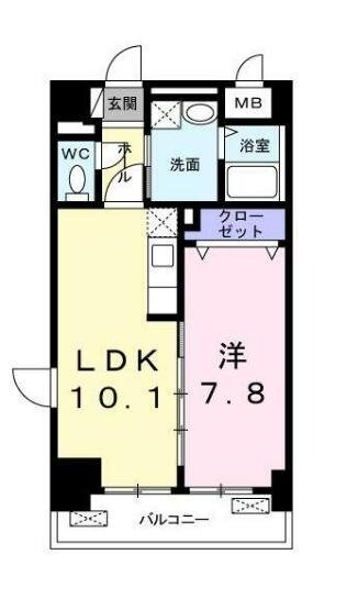 アウリ藤が丘の物件間取画像