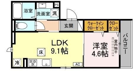 D Paina 綱島西の物件間取画像